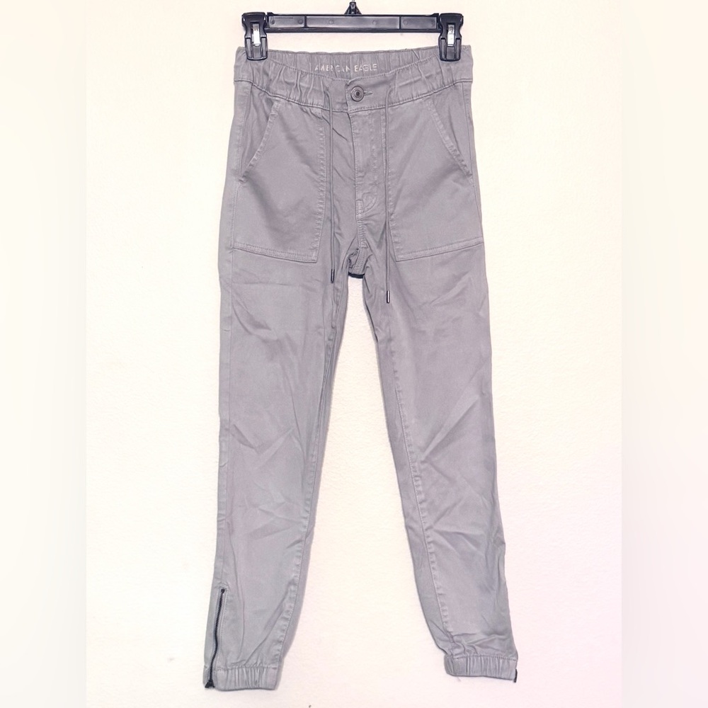 American Eagle Women's Gray Jegging-Joggers XS-0